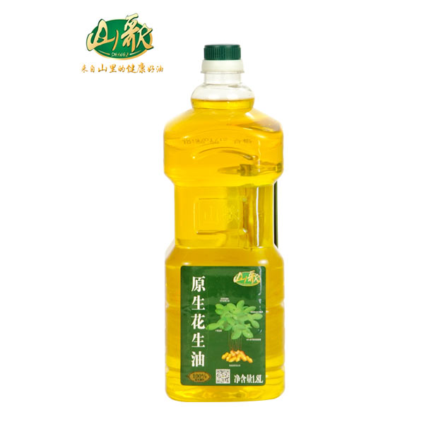 山歌有机原生花生油1.8L