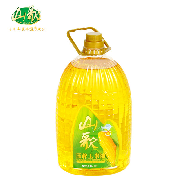  山歌压榨一级玉米油5L