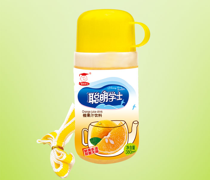 聪明学士橙果汁饮料380ml