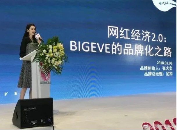 张大奕脚踩网红经济红利,打造她的商业帝国!
