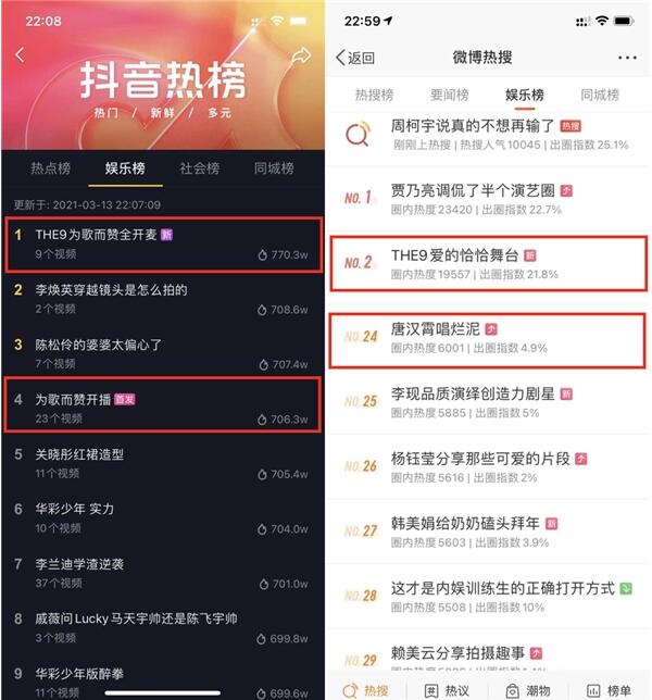 《为歌而赞》第一期热点爆棚,好人家合作跨屏互动音乐综艺