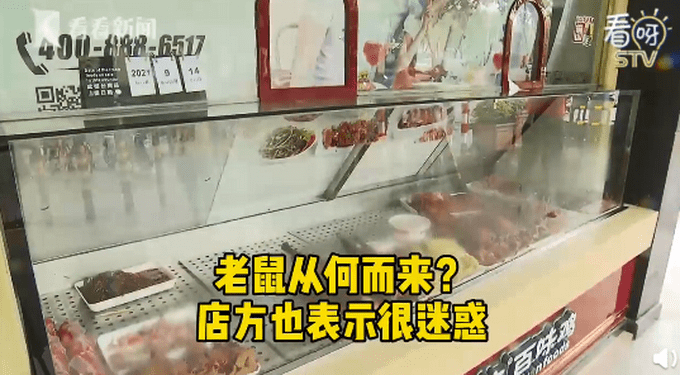 停业整顿！紫燕百味鸡食品柜里老鼠乱窜